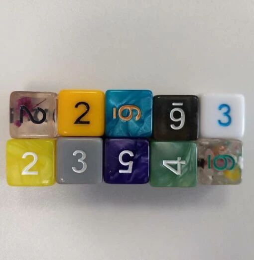 Dobbelstenen Met Cijfers (set Van 10) -Spel Speelgoed Winkel 20230502 082545