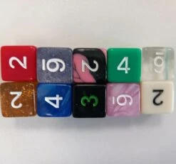 Dobbelstenen Met Cijfers (set Van 10) -Spel Speelgoed Winkel 20230502 082549