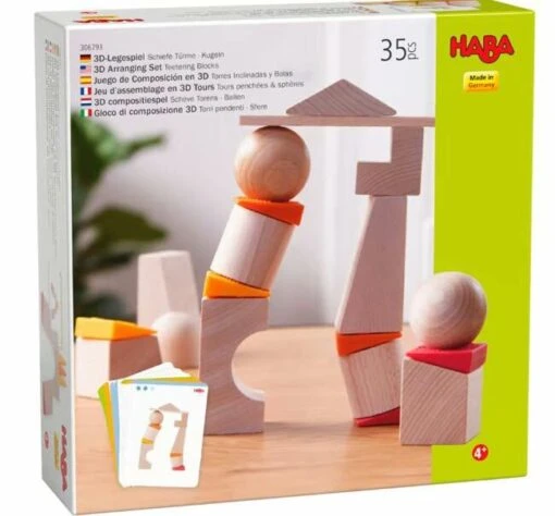 3D Compositiespel Balanceertorens -Spel Speelgoed Winkel 3d comositiespel scheve torens en ballen