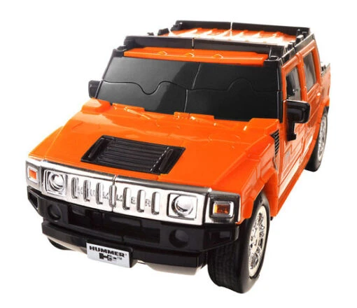 Hummer (oranje) - 3d Puzzel 1:32 (70) -Spel Speelgoed Winkel 473413 hummer orange top web