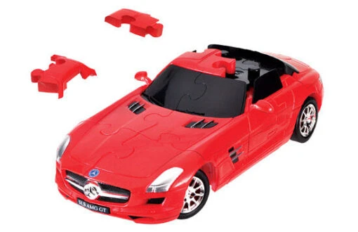 Mercedes-Benz SLS AMG GT (rood) - 3d Puzzel 1:32 (62) -Spel Speelgoed Winkel 473414 mercedes side parts web
