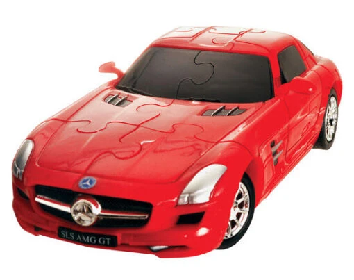 Mercedes-Benz SLS AMG GT (rood) - 3d Puzzel 1:32 (62) -Spel Speelgoed Winkel 473414 mercedes top web