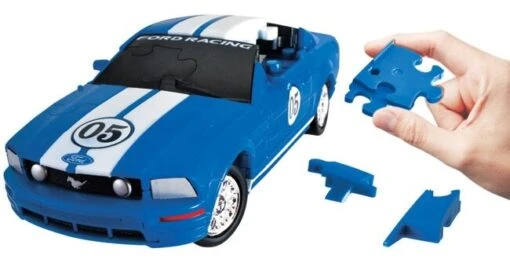 Ford Mustang (blauw) - 3D Model 1:32 (66) -Spel Speelgoed Winkel 473417 ford mustang 1 web