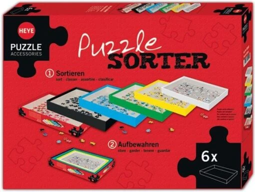 Puzzel Sorteerder (set Van 6 Dozen) -Spel Speelgoed Winkel 809990 puzzel sorteerder web