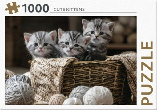 Cute Kittens (1000) -Spel Speelgoed Winkel 8720299081659 web