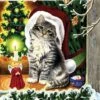 A Christmas Kitten (300) -Spel Speelgoed Winkel a christmas kitten jigsaw puzzle 300 pieces.80281 1.fs web