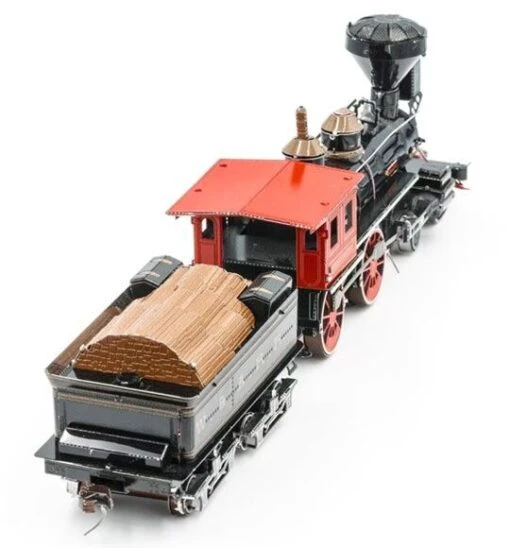 Metal Earth - Wild West 4-4-0 Locomotive -Spel Speelgoed Winkel achteraanzicht locomotief web