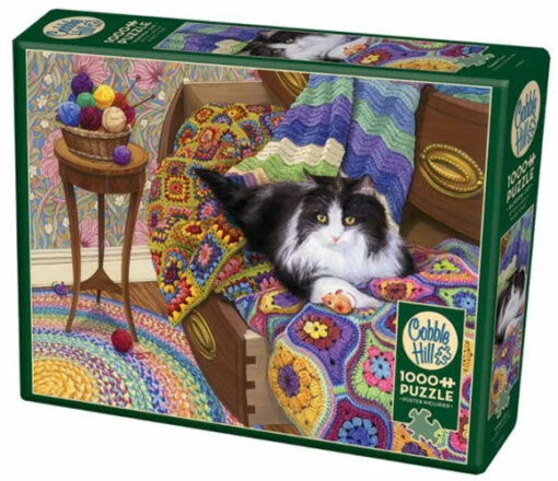 Comfy Cat (1000) -Spel Speelgoed Winkel afbeelding legpuzzel kat web