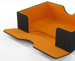 Deckbox Card's Lair 400+ Black/Orange Convertible -Spel Speelgoed Winkel afwerking gamegenic deckbox 400