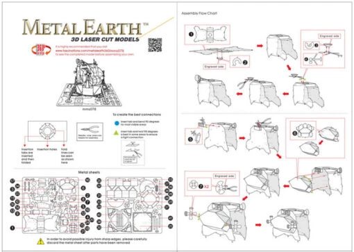 Metal Earth - Apollo Lunar Module -Spel Speelgoed Winkel apollolunarmodule1 web