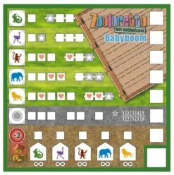 Zooloretto: Het Dobbelspel Trio (variatie Scorebloks) -Spel Speelgoed Winkel babyboom