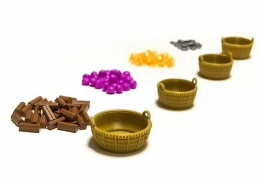 Everdell Compatible Basket Pack -Spel Speelgoed Winkel basket pack compatible with everdell