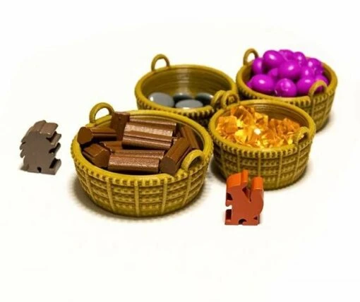 Everdell Compatible Basket Pack -Spel Speelgoed Winkel basket pack everdell board game compatible