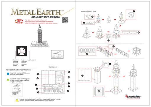 Metal Earth - Big Ben -Spel Speelgoed Winkel bigben web