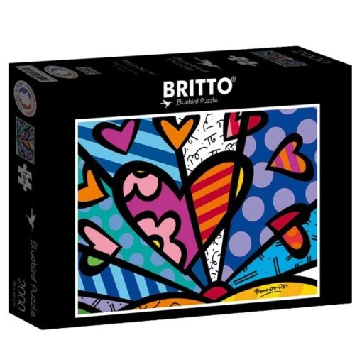 Romero Britto - Sunset (2000) -Spel Speelgoed Winkel bluebird puzzle britto