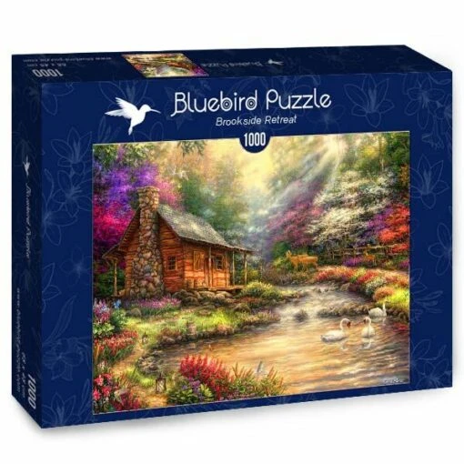 Brookside Retreat (1000) -Spel Speelgoed Winkel bluebird puzzle brookside retreat puzzle 1000