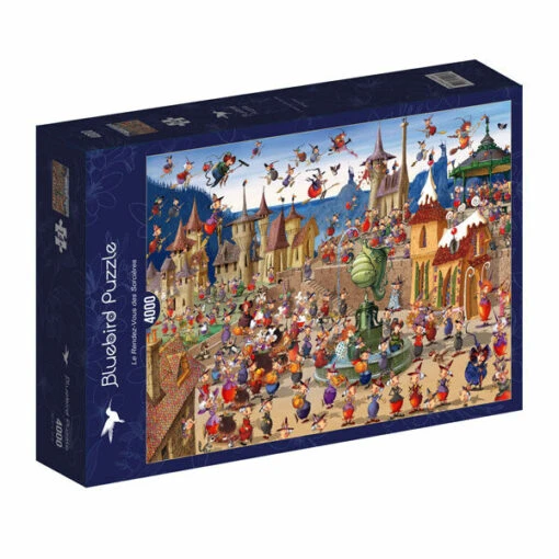 François Ruyer - The Meeting Of The Witches (4000) -Spel Speelgoed Winkel bluebird puzzle francois ruyer puzzle 4000