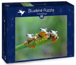 Friendly Frogs (500) -Spel Speelgoed Winkel bluebird puzzle friendly frogs jigsaw puzzle 500 pieces.80370 2 web
