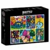 Romero Britto - Collage Flowers (2000) -Spel Speelgoed Winkel bluebird puzzle romero britto collage flowers 2000