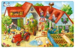 Puzzels Boerderij (2x 24) -Spel Speelgoed Winkel boerderij puzzel vanaf 4 jaar web