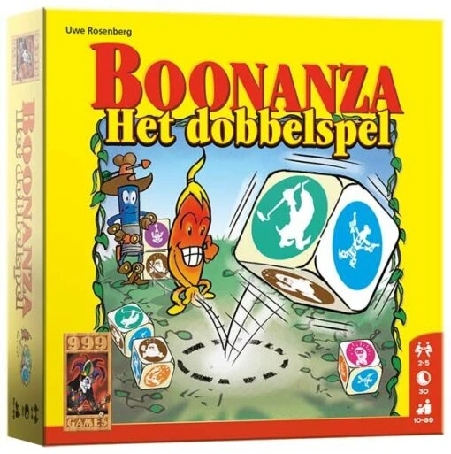 Boonanza: Het Dobbelspel -Spel Speelgoed Winkel boonanza dobbelspel 999 games