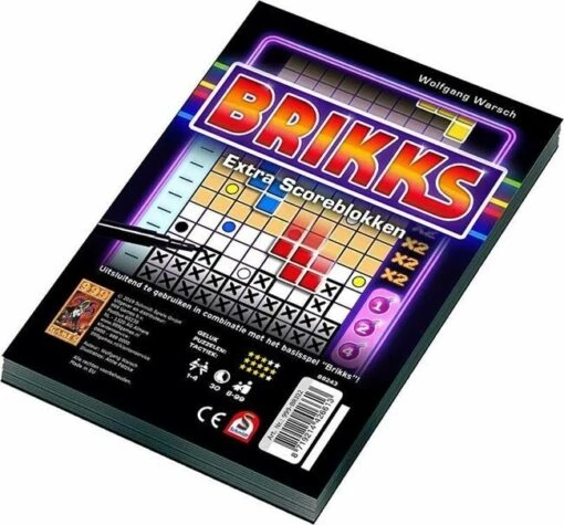 Brikks Scoreblok - 2 Stuks -Spel Speelgoed Winkel brikks scoreblokken