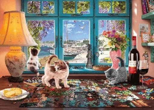 Bureau Van Een Puzzelaar (1000) -Spel Speelgoed Winkel bureau van een puzzelaar 2 web