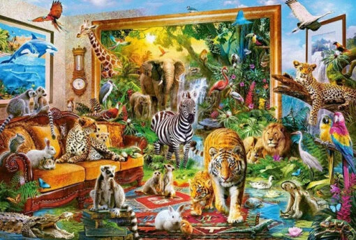 Coming To Room (1000) -Spel Speelgoed Winkel castorland puzzel coming to room web