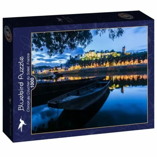 Chinon Au Coucher Du Soleil, France (1000) -Spel Speelgoed Winkel chinon au coucher du soleil 1000