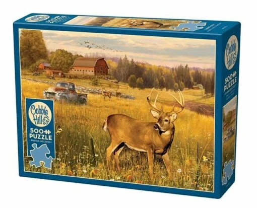 Deer Field (500) -Spel Speelgoed Winkel cobble hill puzzle 500
