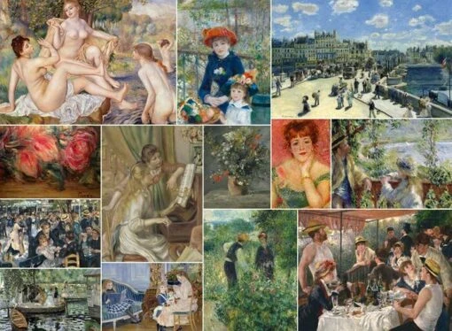 Auguste Renoir - Collage (6000) -Spel Speelgoed Winkel collage auguste renoir 6000