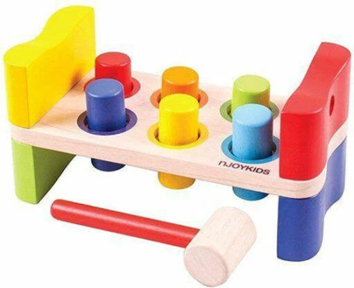Kleuren Sorteren Hamerbank -Spel Speelgoed Winkel colour sorting hammer bench web