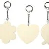 Houten Sleutelhanger Assortiment (12) -Spel Speelgoed Winkel cre25052