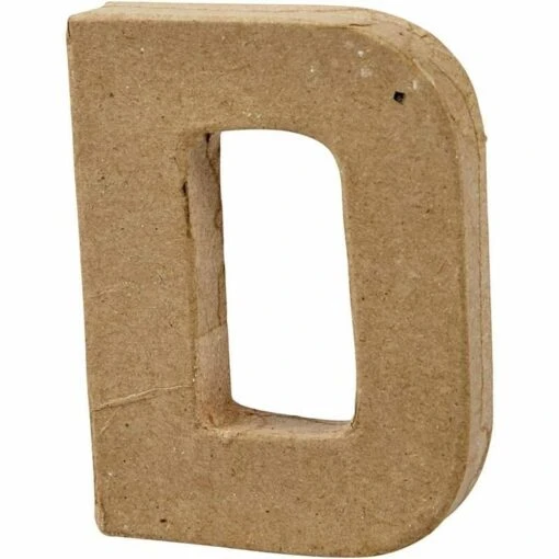Letter D In Papier-mâché -Spel Speelgoed Winkel cre25063
