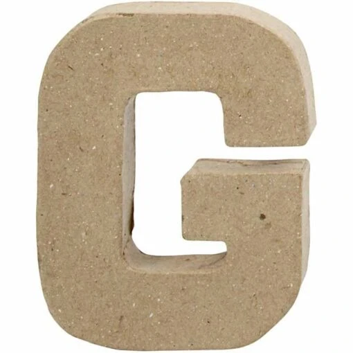 Letter G In Papier-mâché -Spel Speelgoed Winkel cre25066
