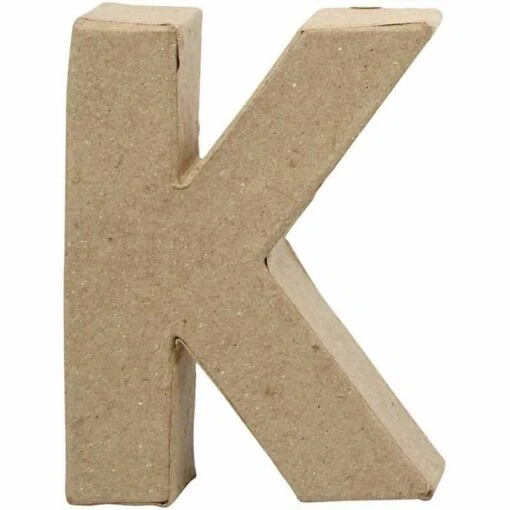 Letter K In Papier-mâché -Spel Speelgoed Winkel cre25070