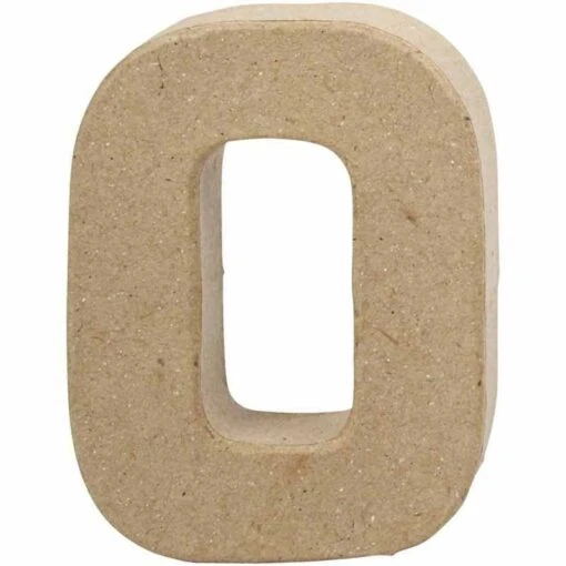 Letter O In Papier-mâché -Spel Speelgoed Winkel cre25074