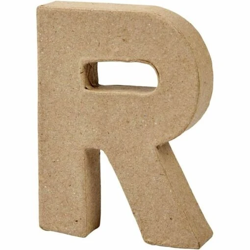 Letter R In Papier-mâché -Spel Speelgoed Winkel cre25077