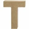 Letter T In Papier-mâché -Spel Speelgoed Winkel cre25079