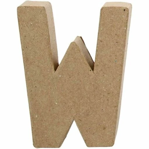 Letter W In Papier-mâché -Spel Speelgoed Winkel cre25082