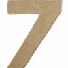 Cijfer 7 In Papier-mâché -Spel Speelgoed Winkel cre25095