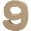 Cijfer 9 In Papier-mâché -Spel Speelgoed Winkel cre25097