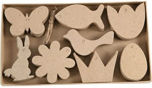Hangende Decoraties - 8 Stuks -Spel Speelgoed Winkel cre25103