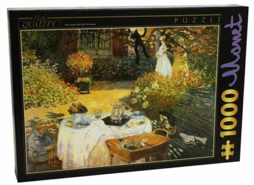 Claude Monet - The Lunch (1000) -Spel Speelgoed Winkel de lunch monet web
