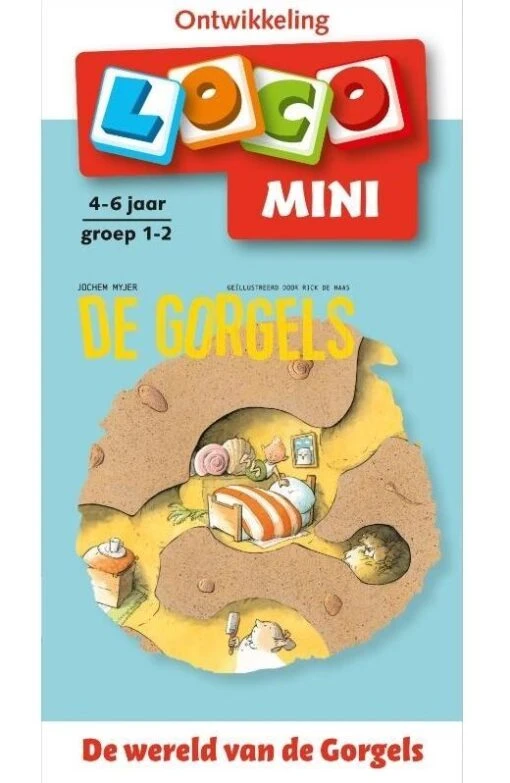 Mini Loco Boekje: De Wereld Van De Gorgels (4-6 Jaar) -Spel Speelgoed Winkel de wereld van de gorgels mini loco boekje