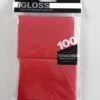 Deck Protector Sleeves (66x91mm) Red (100) -Spel Speelgoed Winkel deck protector sleeves rood
