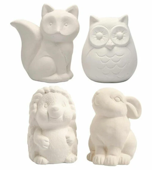 Dieren Spaarpotjes: Uil, Vos, Egel, Haas -Spel Speelgoed Winkel dierenspaarpotten terracotta web