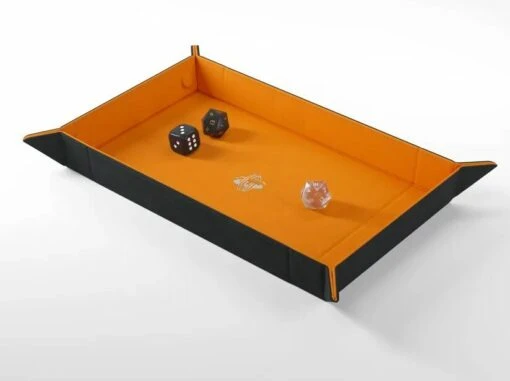 Deckbox Card's Lair 600+ Black/Orange Convertible -Spel Speelgoed Winkel