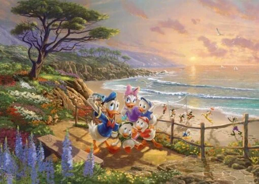 Donald Duck & Katrien (1000) -Spel Speelgoed Winkel donald duck puzzle