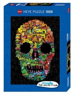 Doodle Skull (1000) -Spel Speelgoed Winkel doodle skull doos web